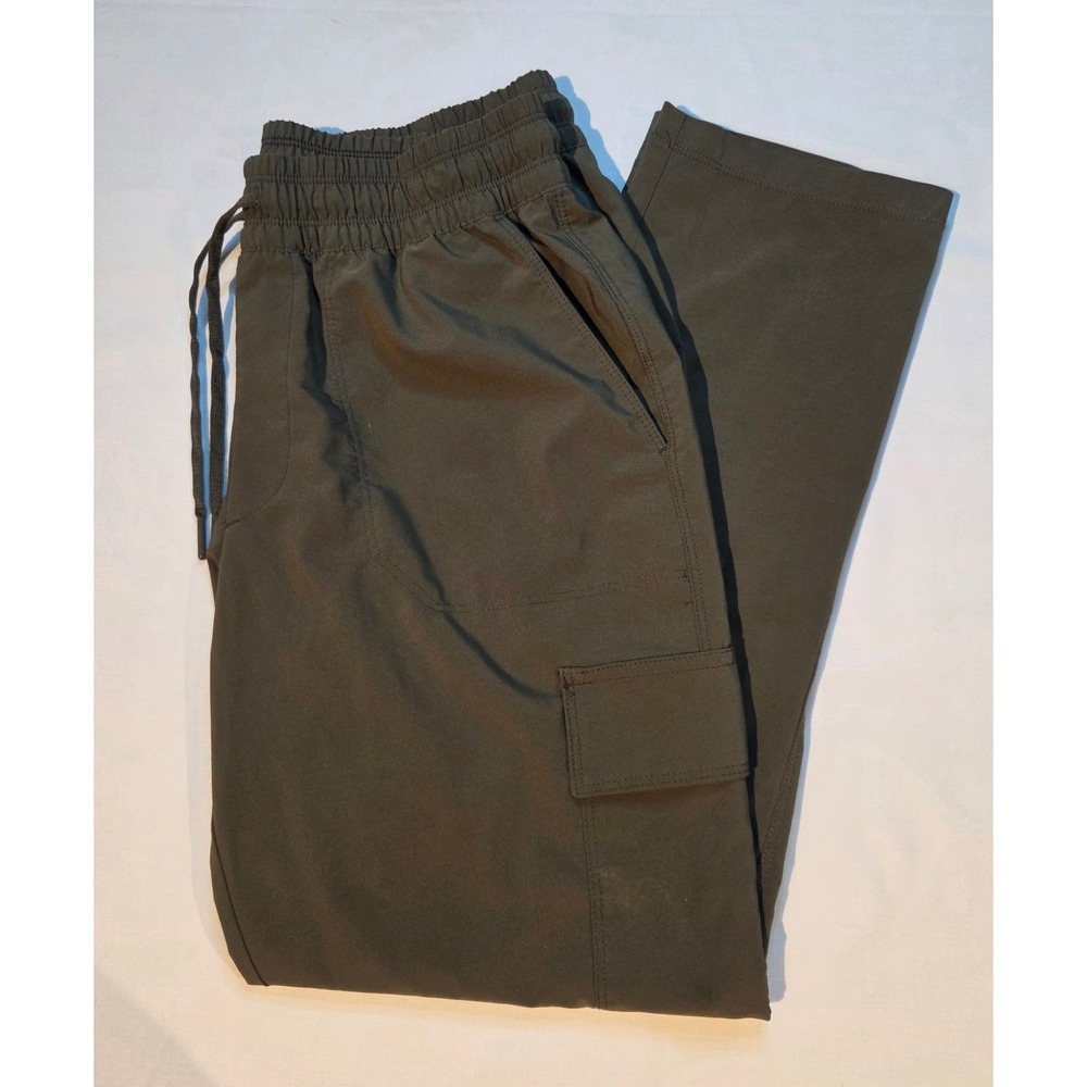 The North Face Women's Olive Green Cargo Hiking Pants Elastic Waist Small